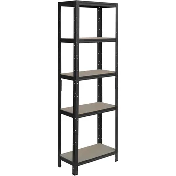 regál meets-ecommerce UG Policový regál 200x40x23, 4-7 polic barva: bílá, počet polic: 4 police