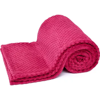 deka ARÔME HOME Mikroflanelová deka, Pixel vínově červená ARÔME HOME