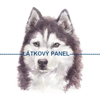 Látkový panel - Pes - PS-102 Velikost: 30x30cm, Materiál: Mikroplyš