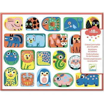 Djeco Samolepky pro nejmenší - Zvířátka všech velikostí