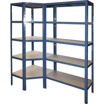 regál meets-ecommerce UG Regálový systém 180x150x60, 10-12 polic barva: modrá, počet polic: 10 polic