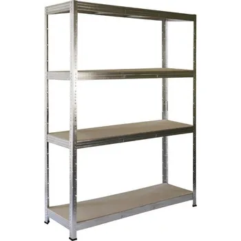 regál meets-ecommerce UG Kovový dílenský regál 230x120x30, 4-7 polic Povrchová úprava: pozink, počet polic: 4 police