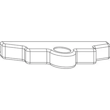 Dveřní kování MACO krytka otočného ložiska pro 3křídlé okno, rámový díl, zlatá (40737)
