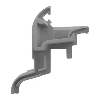 GUTMANN koncovka 257/24 k Drau 25/24F, 90°, plast šedý, levá