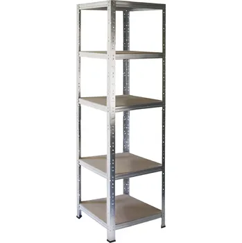 regál meets-ecommerce UG Kovový regál 180x40x45, 4-6 polic Povrchová úprava: pozink, počet polic: 5 polic