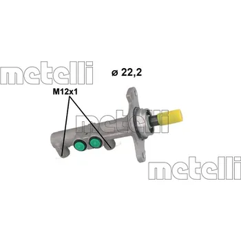 Brzdový válec Hlavní brzdový válec METELLI 05-1267
