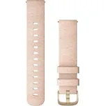 Řemínek Garmin Quick Release 20 Blush pink woven nylon