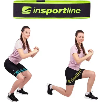 Insportline Posilovací smyčka inSPORTline Hiplop S 60x6 cm / 13 kg Barva zelená