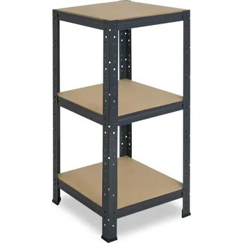 regál meets-ecommerce UG Policový regál 100x50x50, 3-4 police barva: antracitová, počet polic: 3 police