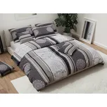 Bavlněné povlečení MANDALA NATURA šedé