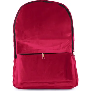 Městský batoh Flamenco Mystique Velký Sametový Batoh Bordo Velvet, Velur, Formát A4, 42x12x28 cm