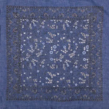 Šála BANDANA GAJRAJ šátek tmavě modrý I.