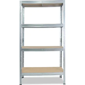 regál meets-ecommerce UG Kovový dílenský regál 230x90x60, 4-7 polic barva: bílá, počet polic: 4 police