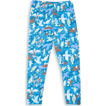 Set dětského termoprádla Wouki Dětské multifunkční kalhoty Niki - Deep lagune 98