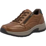 Pánské kožené polobotky Rieker 11002-22 hnědé EXTRA ŠIROKÉ hnědá 41