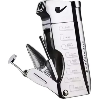 Zapalovač Gaira® Dýmkový zapalovač 8804, Barva stříbrná