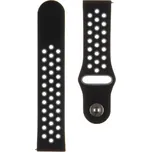 Tactical 267 Silikonový řemínek 22mm - černo-šedý