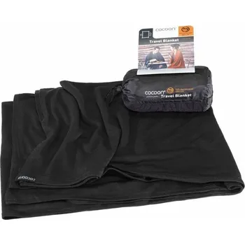 deka Cocoon merino deka Merino Wool/Silk Blanket black