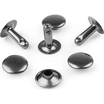 Nýt Duté nýty Ø12 mm Varianta: 2 nikl černý, Balení: 50 pár