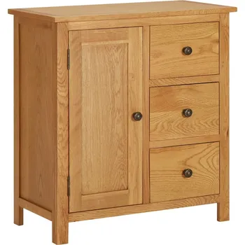 Příborník do zásuvky vidaXL Marketos Skříňka 70 x 35 x 75 cm masivní dubové dřevo