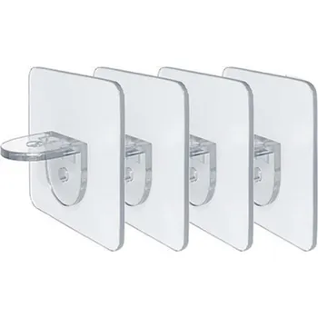Věšák Samolepící nosič na police, 4 ks
