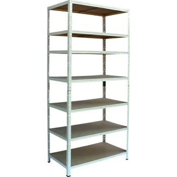 regál meets-ecommerce UG Policový regál 200x70x40, 4-7 polic barva: pozink, počet polic: 7 polic