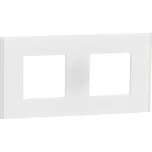 Unica Deco NU600479 Rámeček dvojnásobný Translucent white Schneider