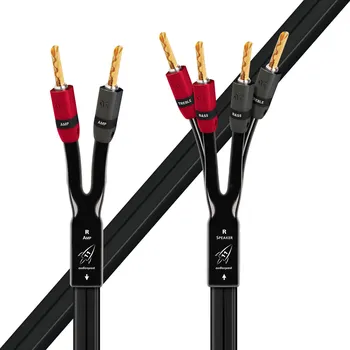 Audio kabel Audioquest Rocket 11 SBW 2,0 m - reproduktorové kabely Single-BiWire, banánky zlaté