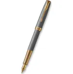 Parker Sonnet Silver Chiselled GT 18K - plnící pero, hrot F