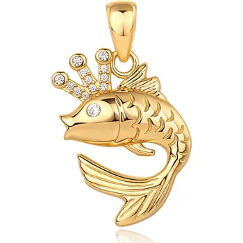 Přívěsek Olivie Stříbrný přívěsek ZLATÁ RYBKA 9573 Ag 925; ≤2,8 g.