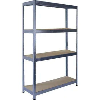 regál meets-ecommerce UG Kovový dílenský regál 155x120x60, 4-5 polic Povrchová úprava: pozink, počet polic: 5 polic