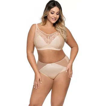 Podprsenka Ava 1691/1 Maxi měkká podprsenka s kosticí černá 100E