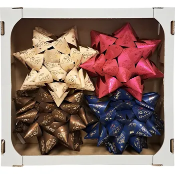 Vánoční dekorace Navia Rozeta JUMBO Vánoční 1 ks/4/ ,balení 4 ks 589115