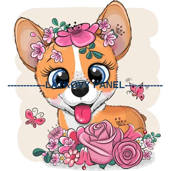 Látkový panel - Dětský - DE-32 Velikost: 25x25cm, Materiál: Mikroplyš