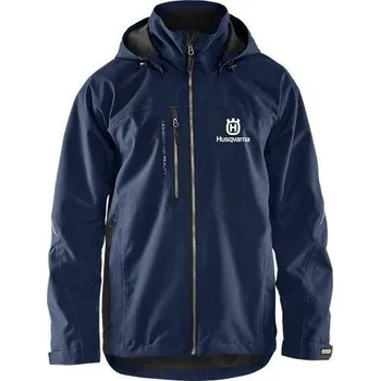 Pánská softshellová bunda Bunda s kapucí Husqvarna SoftShell modrá