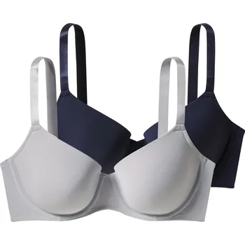 Podprsenka esmara® Dámská podprsenka, 2 kusy (navy modrá / šedá, 95D)