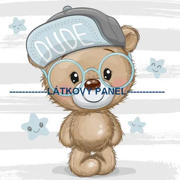 Látkový panel - Dětský - DE-29 Velikost: 30x30cm, Materiál: Mikroplyš