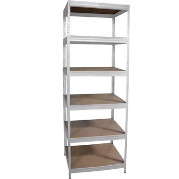 regál meets-ecommerce UG Kovový dílenský regál 180x40x40, 4-6 polic barva: bílá, počet polic: 4 police