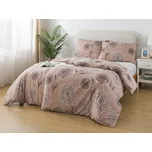 XPOSE® Francouzské bavlněné Renforcé povlečení LOOP 1 200x220 cm, 70x90 cm, Bavlna RENFORCÉ + Prodloužená možnost vrácení zboží do 50 dnů