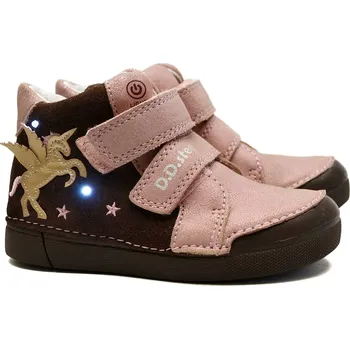 Chlapecké polobotky Blikací boty DDstep A068-52459A pegas Velikost: 28