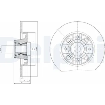 Brzdový kotouč Brzdový kotouč GLYCO BG9116RSC