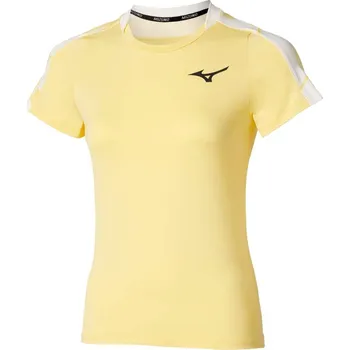 Dámské tričko Dámské sportovní tričko mizuno Daybreakers Printed SS Tee(W) / Lemon Tonic Velikost: XL