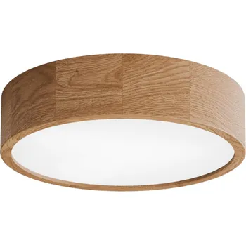 Koupelnové svítidlo Koupelnové stropní svítidlo se senzorem CLEO 3xE27/24W/230V pr. 37,5 cm IP54 dub