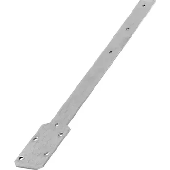 BRYZA PVC přímá upevňovací lišta 125 mm