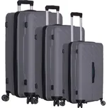 Sada cestovních kufrů OUTDOOR GEAR Stellar - šedá