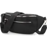 Jennifer Jones Stylová dámská crossbody ledvinka černá 3153