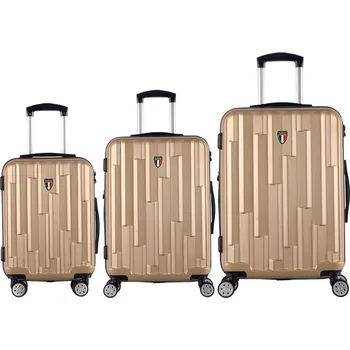 Sada cestovních kufrů TUCCI Riflettore - béžová