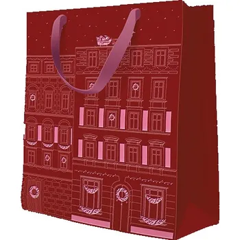 Dárková taška Paw Taška PAW Premium střední Christmas Tenements /10/ ,balení 10 ks 589423