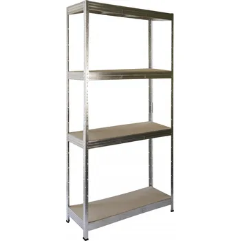 regál meets-ecommerce UG Kovový dílenský regál 230x100x30, 4-7 polic Povrchová úprava: pozink, počet polic: 4 police