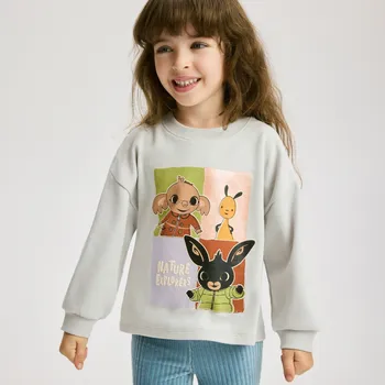 Dětská móda Reserved - GIRLS` BLOUSE - světle šedá - 429FT-09X - 429FT-09X-104